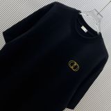 Dior Classic Simple Embroidered Short Sleeve Unisex Fashion Casual Versatile T-shirt