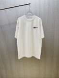 Off White Classic Inkjet Arrow Printed Short Sleeve Couple Fashion Casual Versatile T-shirt