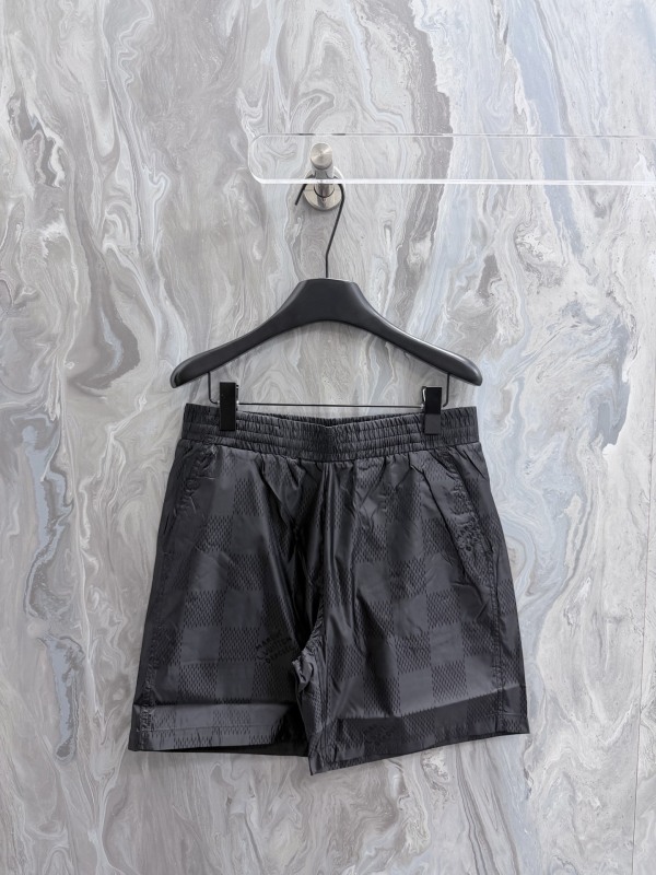 Louis Vuitton 26SS Classic Chessboard Waist Drawstring Shorts