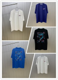 Off White Classic Inkjet Arrow Printed Short Sleeve Couple Fashion Casual Versatile T-shirt