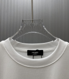 Fendi Classic Simple Embroidered Short Sleeves Unisex Fashion Casual Versatile T-shirt