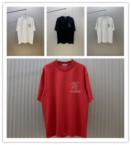 Burberry Personalized Embroidered Logo Short Sleeve Couple Fashion Casual Versatile T-shirt Burberry Personalized Embroidered Logo Short Sleeve Couple Fashion Casual Versatile T-shirt