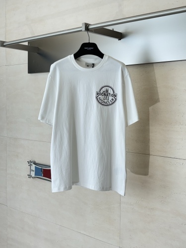 Moncler Classic Logo Printed Short Sleeve Couple Casual Loose T-shirt