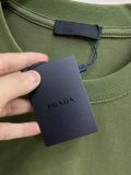 Prada 26SS Fashion 7A Antibacterial T-shirt Unisex Casual Versatile Short Sleeve