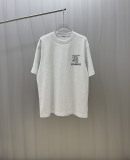 Burberry Personalized Embroidered Logo Short Sleeve Couple Fashion Casual Versatile T-shirt