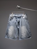Balenciaga 26SS Classic Versatile Washed Casual Cowboy Shorts