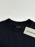 Balenciaga 26SS Classic Tape Logo Printed Short Sleeve Couple Casual Loose T-shirt