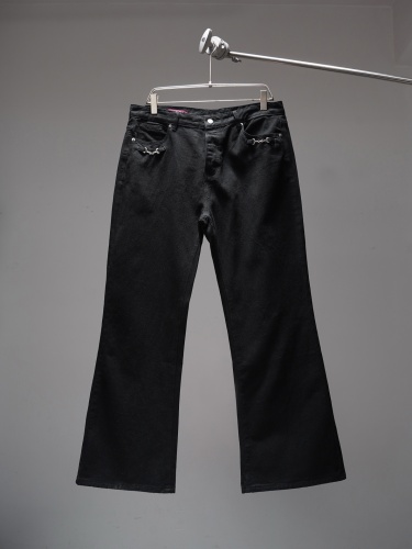 Gucci 26SS Classic Horseneck Buckle Versatile Casul Jeans