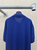 Louis Vuitton Fashion Chessboard Hollow Logo Jacquard Round Neck Short Sleeve Knitted Polo Shirt