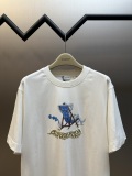 Burberry Fashion Beach Chair Printed Short Sleeve Unisex Casual Loose T-shirt