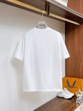 Prada 26SS Fashion 7A Antibacterial T-shirt Unisex Casual Versatile Short Sleeve