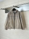 Burberry Fashion Versatile Gradient Grid Hooded Windproof Jacket Coat