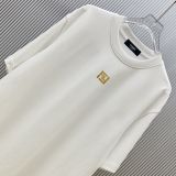 Fendi Classic Simple Embroidered Short Sleeves Unisex Fashion Casual Versatile T-shirt