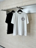 Moncler Classic Logo Printed Short Sleeve Couple Casual Loose T-shirt