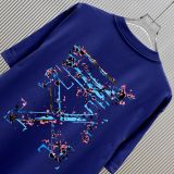 Off White Classic Inkjet Arrow Printed Short Sleeve Couple Fashion Casual Versatile T-shirt
