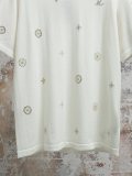 Louis Vuitton Unisex Fashion Hot Diamond Logo Round Neck Knitted Short Sleeve