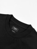 Fendi Fashion Embroidered Ribbon Pocket T-shirt Unisex Casual Loose Short Sleeve