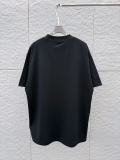 Loewe Fashion Tassel Embroidered Logo Short Sleeve Unisex Loose Versatile T-shirt