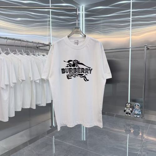 Burberry Classic 3D Logo War Horse Printed Short Sleeve Unisex Loose Versatile T-shirt