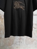 Burberry 26SS Fashion Embroidered War Horse Logo T-shirt Couple Casual Round Neck Short Sleeve