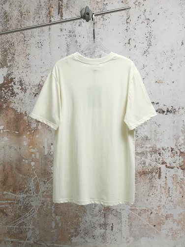 Moncler 26SS Fashion Blur Logo Printed T-shirt Couple Casual Round Neck Short Sleeve