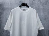 Yves Saint Laurent Fashion Foam Logo Printed Short Sleeve Unisex Loose Versatile T-shirt