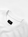 Fendi Fashion Embroidered Ribbon Pocket T-shirt Unisex Casual Loose Short Sleeve