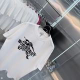 Burberry Classic 3D Logo War Horse Printed Short Sleeve Unisex Loose Versatile T-shirt