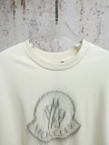 Moncler 26SS Fashion Blur Logo Printed T-shirt Couple Casual Round Neck Short Sleeve
