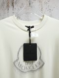 Moncler 26SS Fashion Blur Logo Printed T-shirt Couple Casual Round Neck Short Sleeve