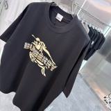 Burberry Classic 3D Logo War Horse Printed Short Sleeve Unisex Loose Versatile T-shirt