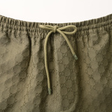 Gucci Fashion Full GG Jacquard Shorts Couple Versatile Casual Pants