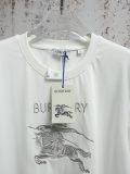 Burberry 26SS Fashion Embroidered War Horse Logo T-shirt Couple Casual Round Neck Short Sleeve