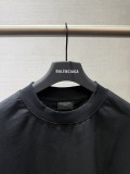 Balenciaga 26SS Classic Tape Label Short Sleeve Couple Versatile Casual T-shirt