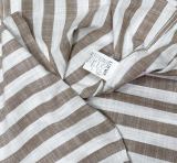 Loewe 26SS Unisex Fashion Embroidered Logo Color Blocked Striped Long Sleeved Shirt