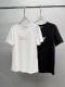Dior 26SS Fashion 3D Embroidered Logo Short Sleeve Casual Versatile T-shirt