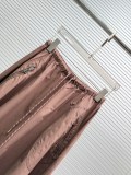 Moncler Women's Fashion Versatile Medium to Long Drawstring Skirt