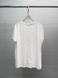 Dior Classic Embroidered Logo Simple Short Sleeve Casual Versatile T-shirt