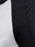 Louis Vuitton 26SS Fashion Logo Jacquard Half Zipper Hoodie Knitted Sweater