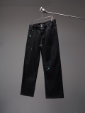 Dior 26SS Classic Embroidered Clover Washed Versatile Casual Jeans