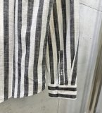 Loewe 26SS Unisex Fashion Embroidered Logo Color Blocked Striped Long Sleeved Shirt