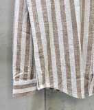 Loewe 26SS Unisex Fashion Embroidered Logo Color Blocked Striped Long Sleeved Shirt