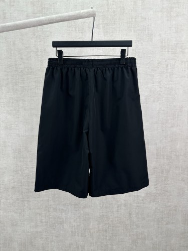 Balenciaga 26SS Classic Embroidered Logo Drawstring Casual Shorts