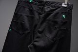 Dior 26SS Classic Embroidered Clover Washed Versatile Casual Jeans