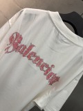 Balenciaga 26SS Fashion Medal Logo Printed T-shirt Couple Versatile Casual Short Sleeve