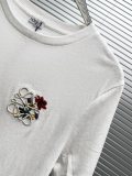 Loewe 26SS Fashion Embroidered Logo Short Sleeve Casual Versatile T-shirt