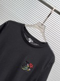 Loewe 26SS Fashion Embroidered Logo Short Sleeve Casual Versatile T-shirt