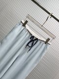 Chanel Fashion Letter Ribbon Drawstring Wide Leg Pants