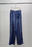 Chanel Fashion Letter Ribbon Drawstring Wide Leg Pants