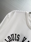Louis Vuitton 26SS Fashion Iris Logo Printed Round Neck T-shirt Couple Casual Oversize Short Sleeve